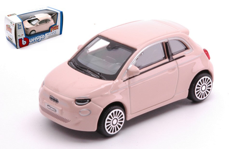 FIAT 500e 2021 PINK 1:43 Scala 1:43 Burago