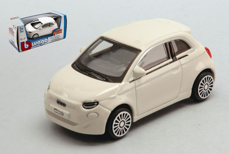 FIAT 500e 2021 WHITE 1:43 Scala 1:43 Burago