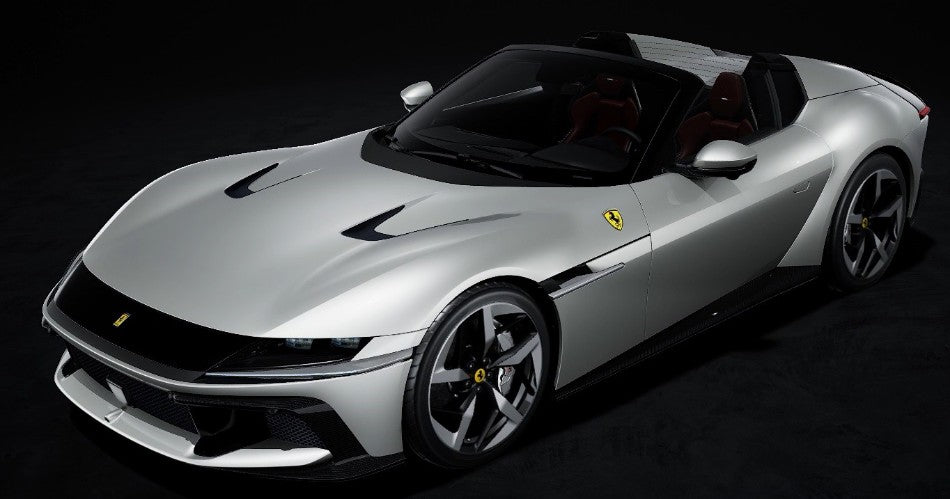 FERRARI 12 CILINDRI SPIDER ARGENTO NURBURGRING 1:43 Scala 1:43 Looksmart