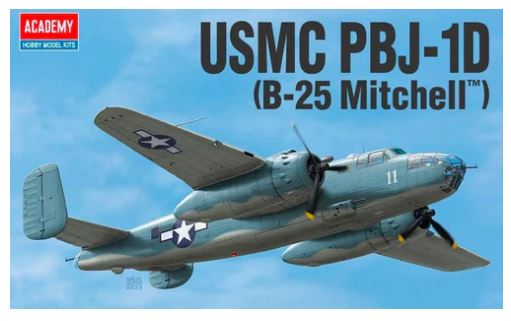 MODELLINO Academy USMC PBJ-1D B-25 MITCHELL KIT 1:48 MODEL SCALE ACD12334 250506