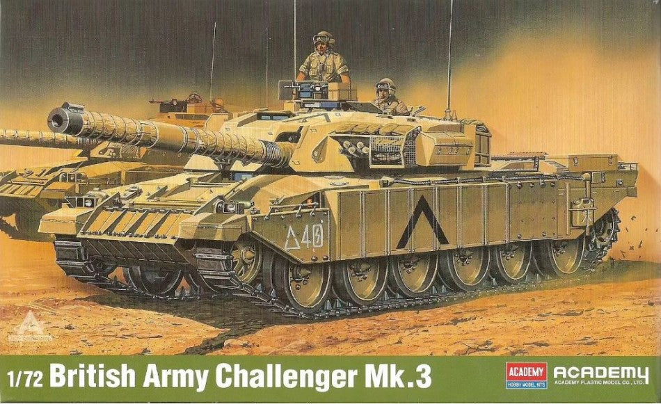 BRITISH ARMY CHALLENGER Mk3 KIT 1:72 Scala 1:72 Academy