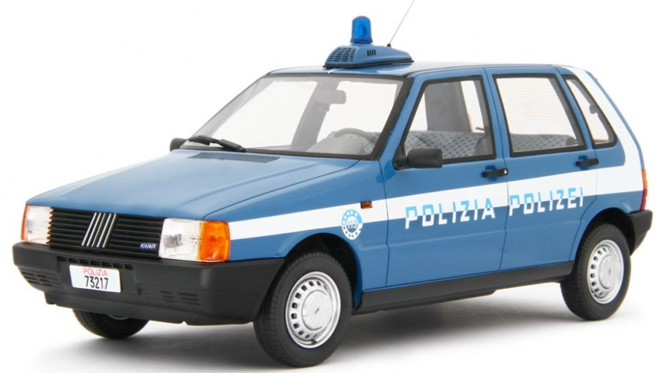 MODELLINO Laudo Racing FIAT UNO 55S 1983 POLIZIA BLUE 1:18 MODEL SCALE LM182B-PO 250506