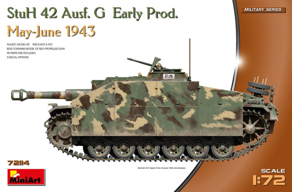 MODELLINO Miniart STUH 42 AUSF.G EARLY PROD.KIT 1:72 MODEL SCALE MIN72114 250506