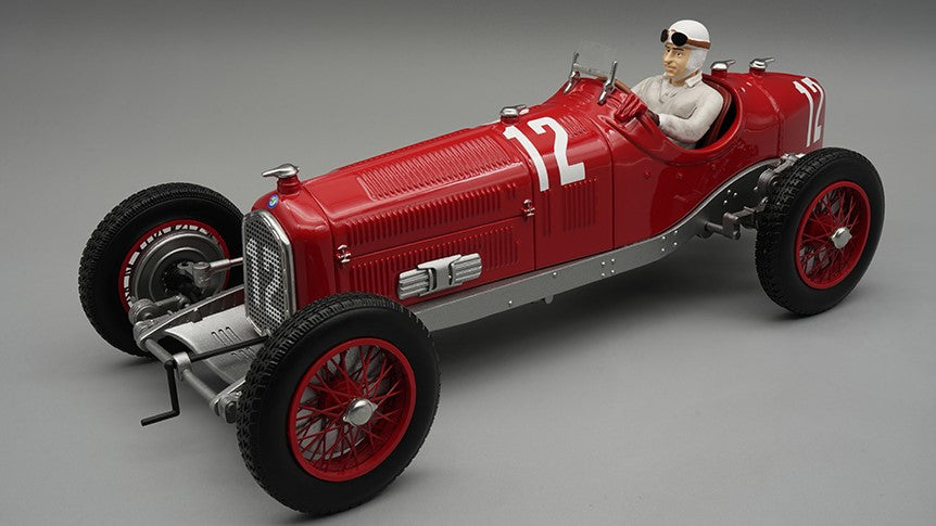 MODELLINO Tecnomodel ALFA ROMEO P3 TIPO B N.12 WINN.FRENCH GP 1932 T.NUVOLARI W/DRIVER 1:18 MODEL SCALE TMD18326D 250506
