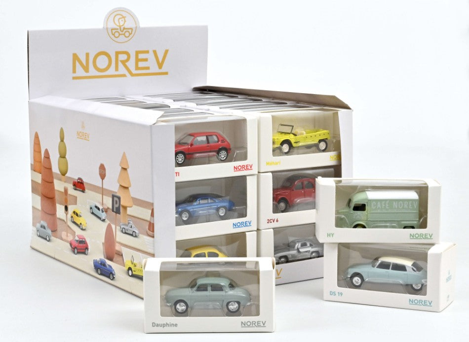 MODELLINO SCALA COMPATIBILE CON DISPLAY 36 MODELS ASS. MINIJET 1:64 NOREV NV319350