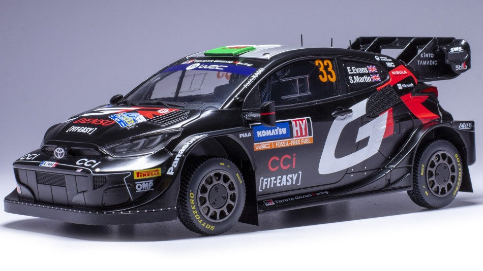 MODELLINO IN SCALA Ixo Model COMPATIBILE CON TOYOTA YARIS WRC N.33 RALLY SWEDEN 2024 EVANS-MARTIN 1:18
MODEL SCALE 18RMC200 241220