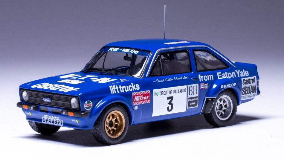 MODELLINO Ixo Model FORD ESCORT MK II R N.3 CIRCUIT OF IRELAND 1980 COLEMAN-BRENDAN 1:43 MODEL SCALE RAC440 250506