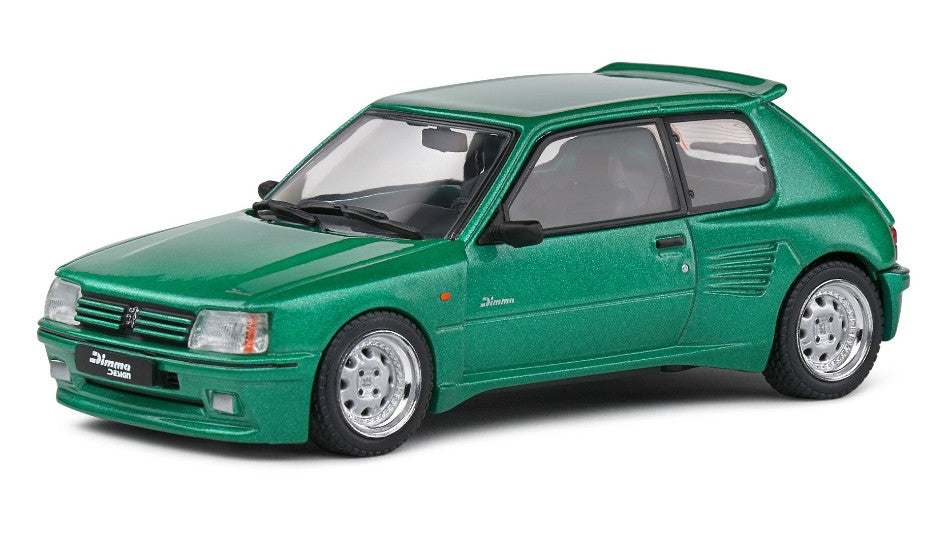 KIT DA MONTARE SCALA COMPATIBILE CON PEUGEOT 205 GTi DIMMA BODY KIT 1992 GREEN 1:43 SOLIDO SL4310807