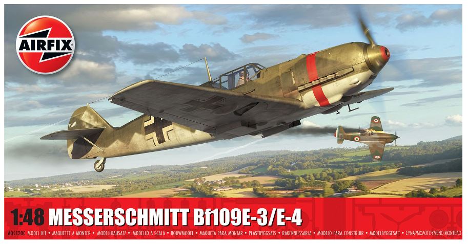 MODELLINO Airfix MESSERSCHMITT Bf109E-3 E-4 KIT 1:48 MODEL SCALE A05120C 250506