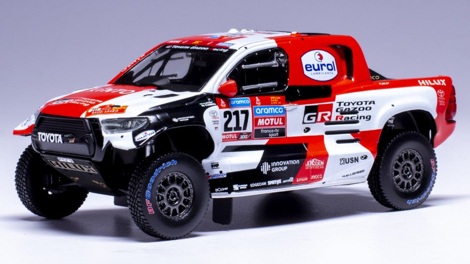 TOYOTA GR DKR HILUX T N.217 RALLY DAKAR 2022 DE LATEGAN-CUMMINGS 1:43 Scala 1:43 Ixo Model