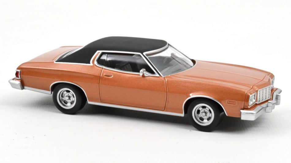 MODELLINO Norev FORD GRAN TORINO 1974 CHESTNUT BROWN JET CAR 1:43 MODEL SCALE NV270587 250506