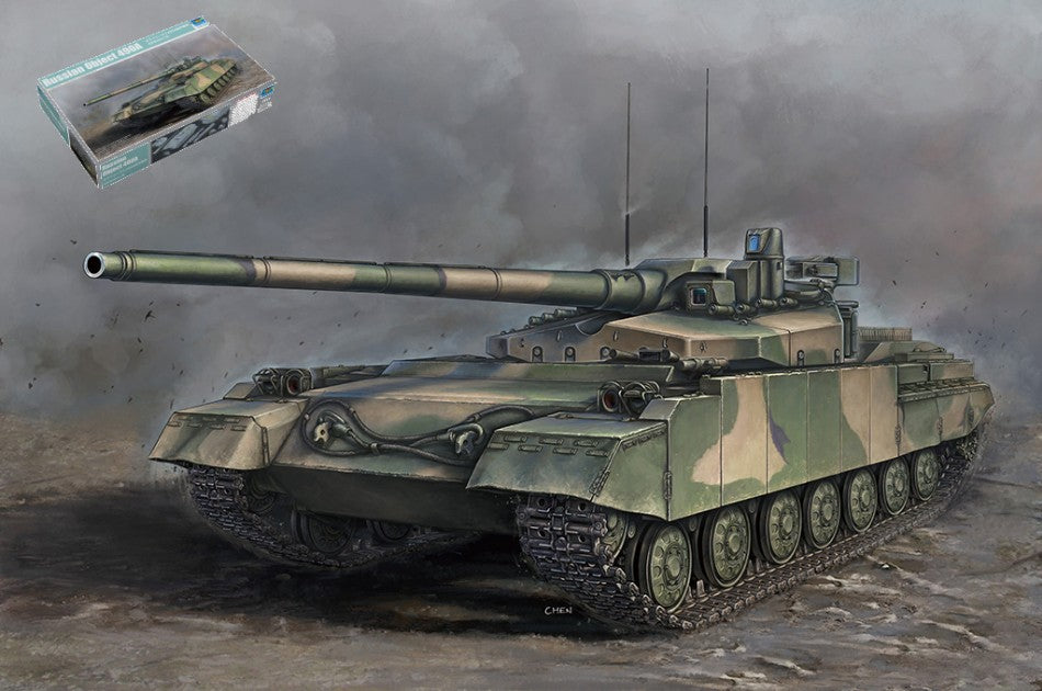 MODELLINO IN SCALA Trumpeter COMPATIBILE CON CARRO RUSSIAN OBJECT 490A KIT 1:35 MODEL SCALE TP09607 241217