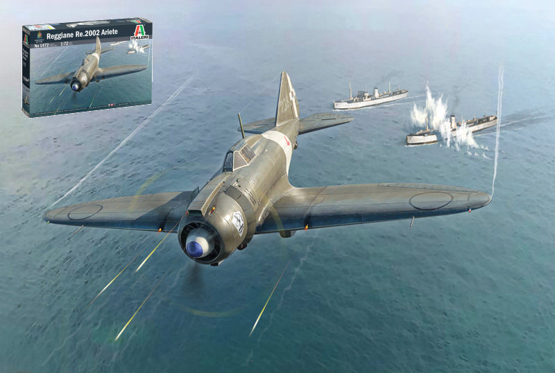 MODELLINO Italeri REGGIANE RE 2002 ARIETE KIT 1:72 MODEL SCALE IT1472 250506
