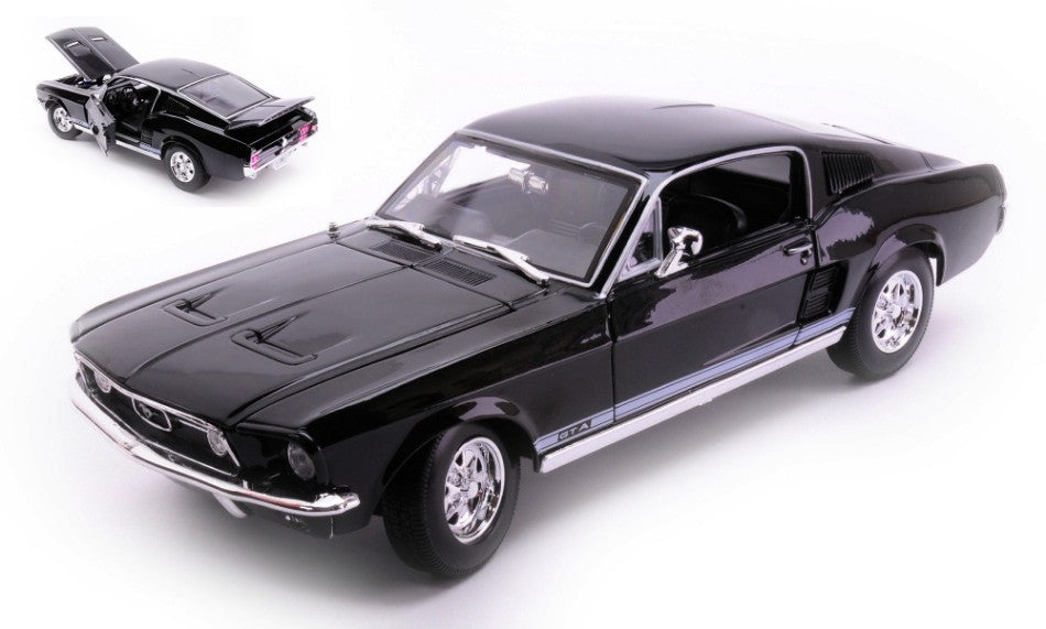 FORD MUSTANG GTA FASTBACK 1967 BLACK 1:18 Scala 1:18 Maisto