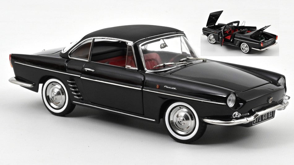 MODELLINO IN SCALA Norev COMPATIBILE CON RENAULT FLORIDE 1961 BLACK 1:18 MODEL SCALE NV185183 241217
