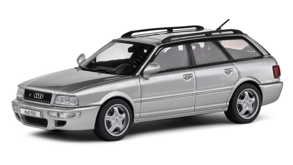 MODELLINO IN SCALA Solido COMPATIBILE CON AUDI A4 RS2 AVANT SW STATION WAGON 1995 POLAR SILVER 1:43 MODEL SCALE SL4310104 241217