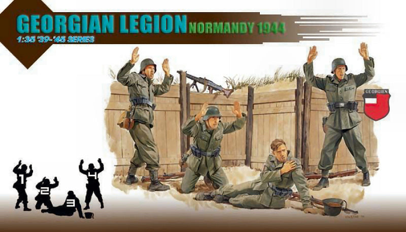 MODELLINO Dragon GEORGIAN LEGION NORMANDY 1944 KIT 1:35 MODEL SCALE D6277 250506