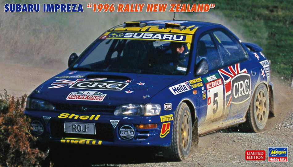 MODELLINO Hasegawa SUBARU IMPREZA 1996 RALLY NEW ZELAND KIT 1:24 MODEL SCALE HA20696 250506