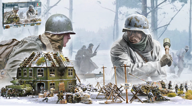 MODELLINO Italeri BASTOGNE SIEGE 80 YEARS MDF EDITION KIT 1:72 MODEL SCALE IT6186 250506