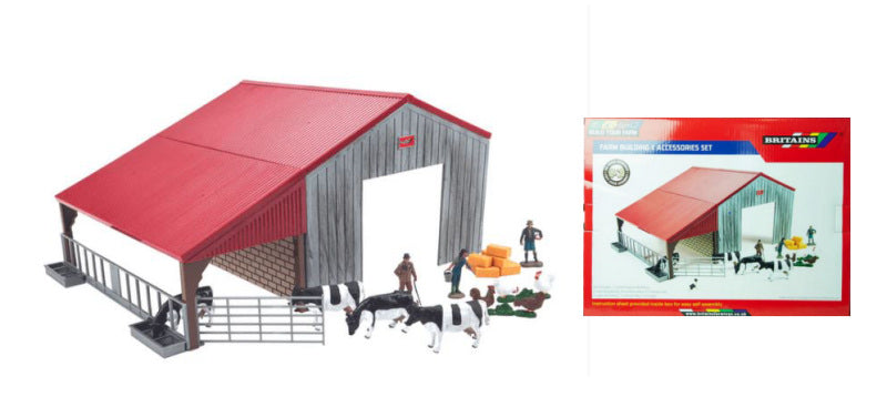 MODELLINO Britains BRITAINS FARM BUILDING SET 1:32 MODEL SCALE LC43388 250506