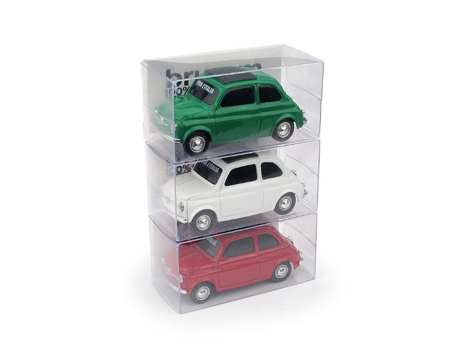 MODELLINO IN SCALA Brumm COMPATIBILE CON FIAT 500 BANDIERA ITALIANA 1x BR018-BR019-BR020 1:43 MODEL SCALE BMVBR03 241217