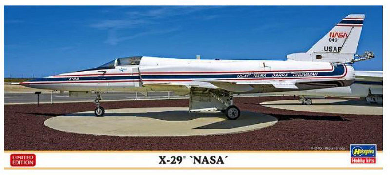 MODELLINO Hasegawa X-29 NASA KIT 1:72 MODEL SCALE HA02475 250506