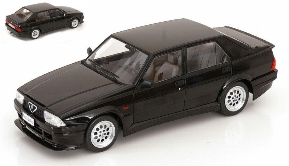 MODELLINO ModelCarGroup ALFA ROMEO 75 TURBO EVOLUZIONE 1987 BLACK 1:18 MODEL SCALE MCG18429 250506