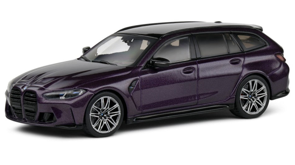MODELLINO IN SCALA Solido COMPATIBILE CON BMW 3-SERIES M3 TOURING SW STATION WAGON 2023 PURPLE 1:43 MODEL SCALE SL4315401 241217