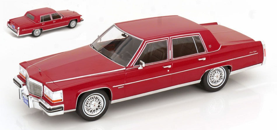 MODELLINO ModelCarGroup CADILLAC FLEETWOOD BROUGHAM 1982 DARK RED 1:18 MODEL SCALE MCG18251 250506
