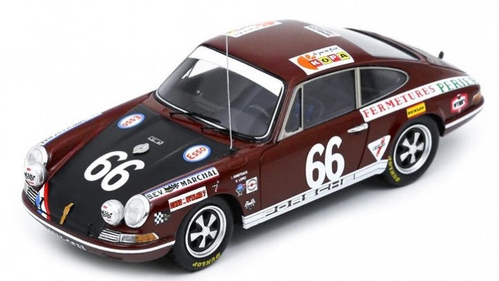 MODELLINO Spark Model PORSCHE 911T N.66 24 H LE MANS 1969 EGRETEAUD-LOPEZ 1:43 MODEL SCALE S9749 250506