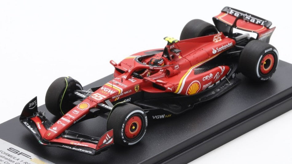 MODELLINO Looksmart FERRARI SF-24 N.55 WINN.AUSTRALIA GP 2024 C.SAINZ 1:43 MODEL SCALE LSF1059 250506