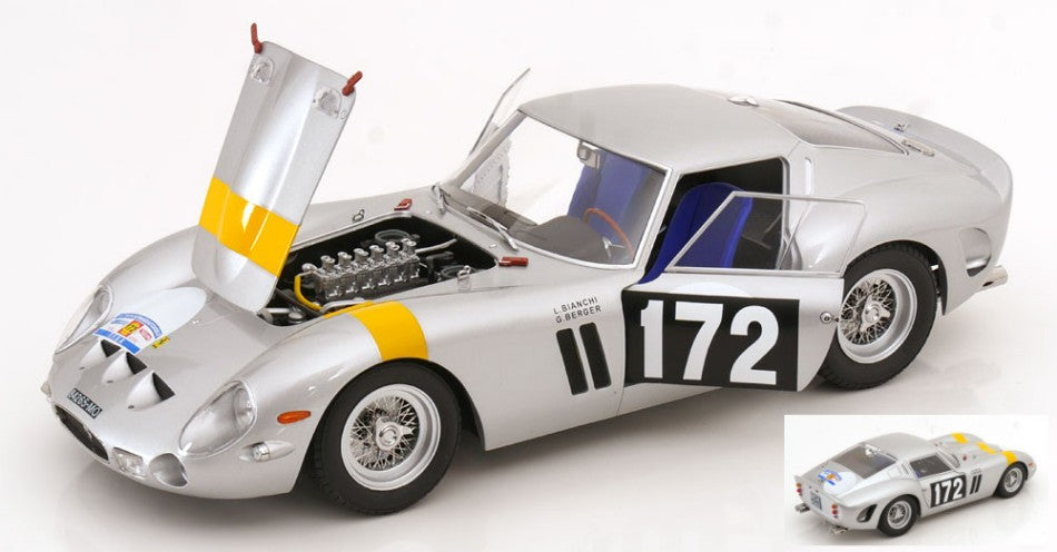 MODELLINO KK Scale FERRARI 250 GTO N.172 WINNER TOUR DE FRANCE 1964 BIANCHI-BERGER 1:12 MODEL SCALE KKDC120124 250506