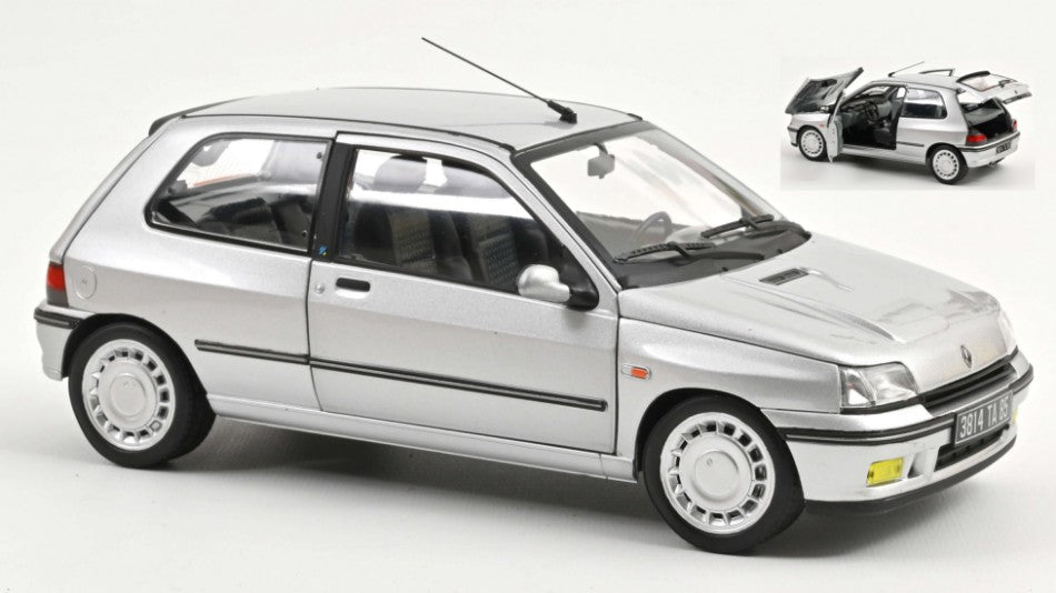 MODELLINO Norev RENAULT CLIO 16s 1992 ICEBERG GREY 1:18 MODEL SCALE NV185256 250506