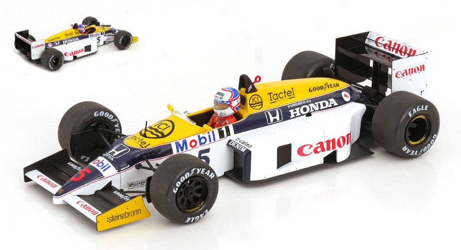 MODELLINO ModelCarGroup WILLIAMS FW11 N.5 BRITAIN GP 1986 N.MANSELL 1:18 MODEL SCALE MCG18627 250506