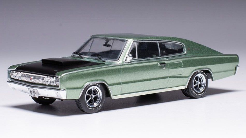 DODGE CHARGER 1967 LIGHT GREEN 1:43 Scala 1:43 Ixo Model
