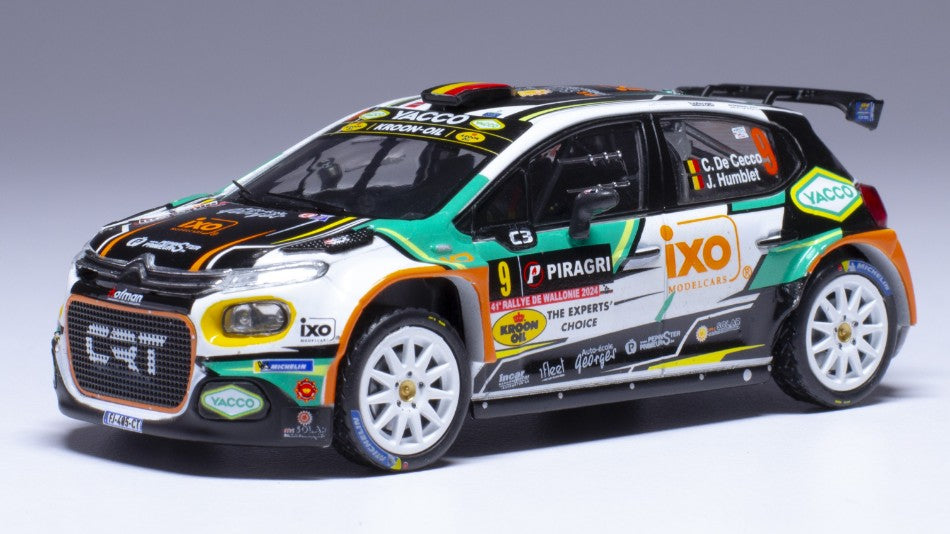 MODELLINO Ixo Model CITROEN C3 RALLY2 N.9 RALLY WALLONIEN 2024 DE CECCO-HUMBLET 1:43 MODEL SCALE RAM942 250506