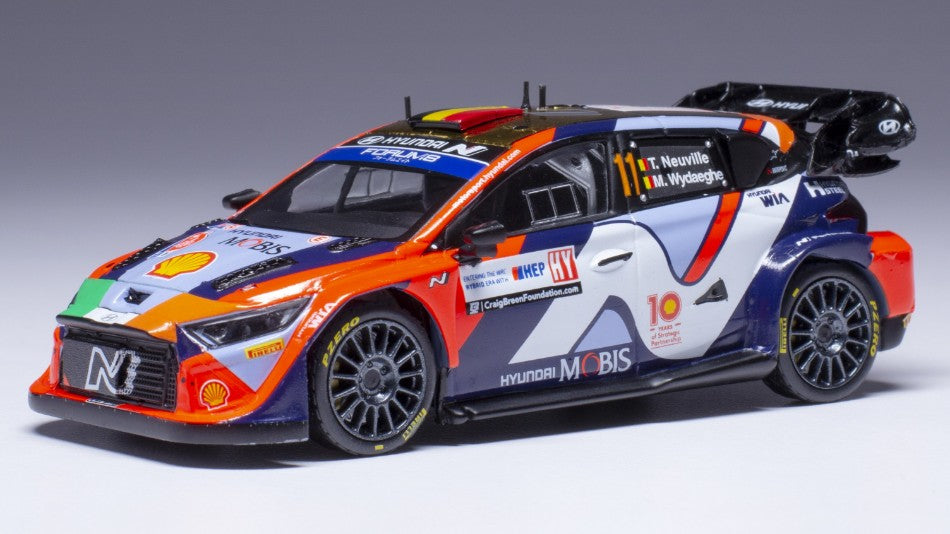 MODELLINO Ixo Model HYUNDAI i20 N WRC N.11 RALLY CROATIA 2024 NEUVILLE-WYDAEGHE 1:43 MODEL SCALE RAM933A 250506
