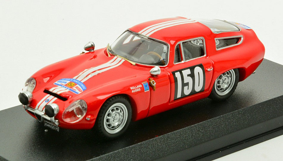 MODELLINO Best Model ALFA ROMEO GIULIA TZ N.150 TOUR DE FRANCE 1964 I.ROLLAND-G.AUGIAS 1:43 MODEL SCALE BT9074-2 250506