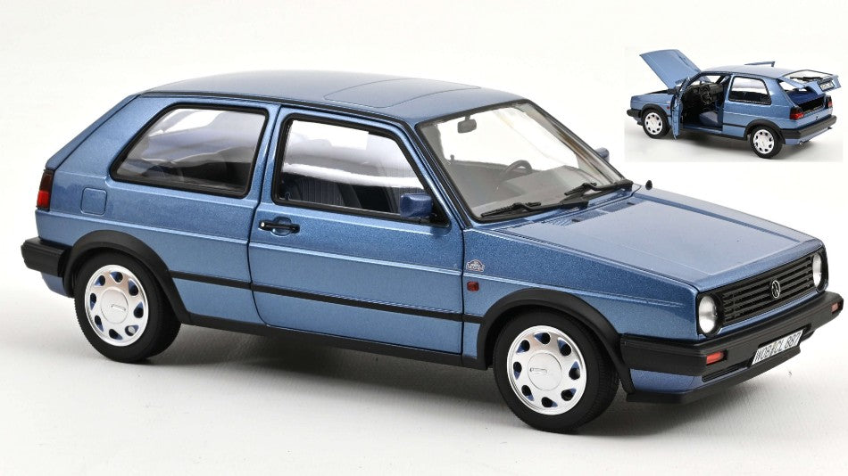 MODELLINO Norev VW GOLF 10 MILLION 1988 STAR MET.BLUE 1:18 MODEL SCALE NV188562 250506