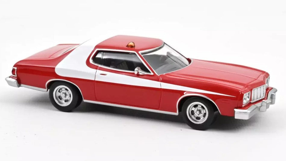 MODELLINO Norev FORD GRAN TORINO 1975 "STARSKY & HUTCH" REPRODUCTION 1:43 MODEL SCALE NV270586R 250506