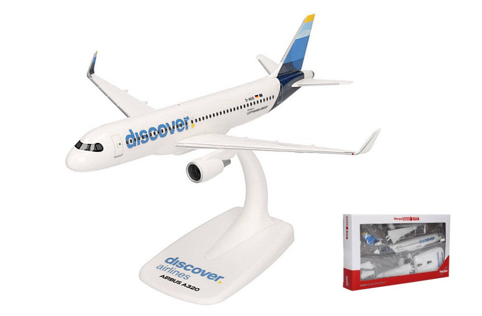 MODELLINO Herpa AIRBUS A320 DISCOVER 1:200 MODEL SCALE HP614290 250506