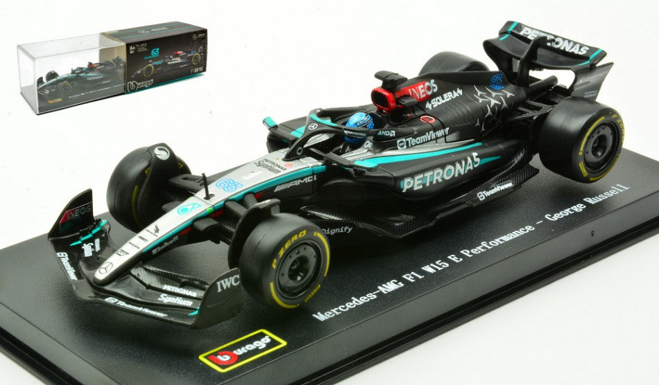 MERCEDES AMG W15 N.63 2024 GEORGE RUSSELL SIGNATURE 1:43 Scala 1:43 Burago