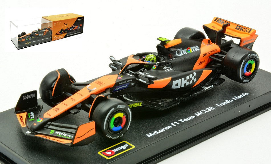 MCLAREN MCL 38 N.4 2024 LANDO NORRIS SIGNATURE 1:43 Scala 1:43 Burago