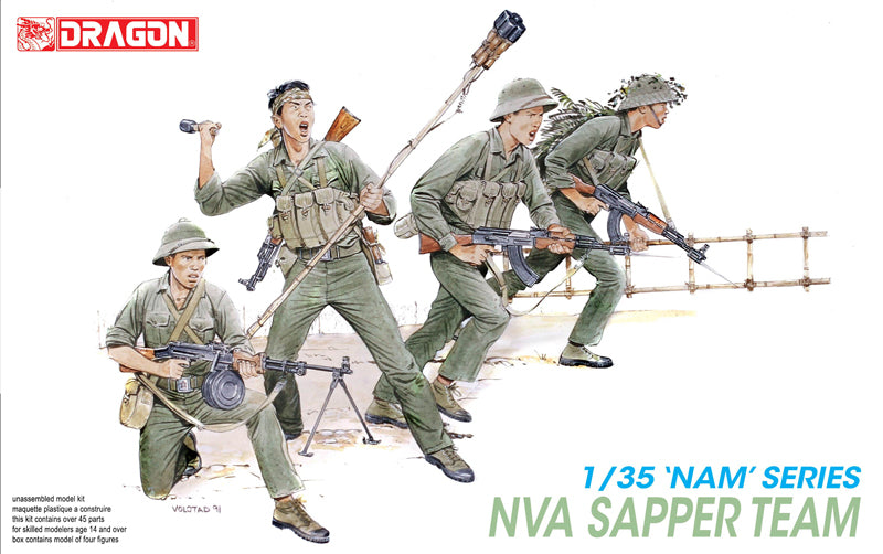 MODELLINO Dragon NVA SAPPER TEAM KIT 1:35 MODEL SCALE D3308 250506