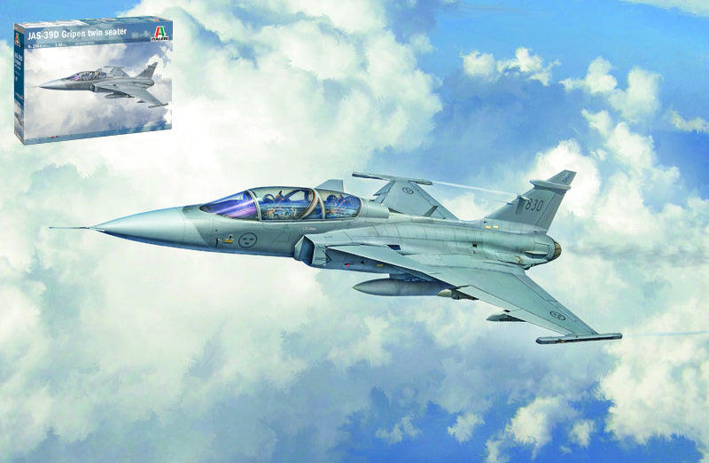 MODELLINO Italeri JAS 39 GRIPEN TWIN SEATER KIT 1:48 MODEL SCALE IT2664 250506