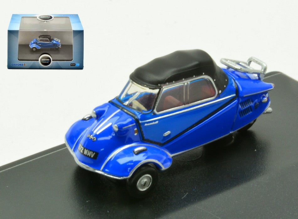 MODELLINO Oxford MESSERSCHMITT KR200 BUBBLE CAR ROYAL BLUE 1:76 MODEL SCALE OXF76MBC006 250506