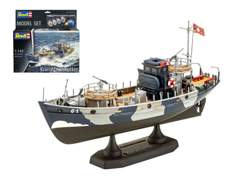 KFK (NAVE DA PESCA DA GUERRA) KRIEGSFISCHKUTTER KIT 1:144 Scale Varie Revell