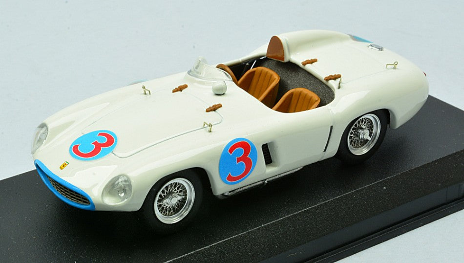 MODELLINO Art Model FERRARI 750 MONZA N.3 WINNER ROAD AMERICA ELKHART LAKE 1955 P.HILL 1:43 MODEL SCALE AM0192-2 250506