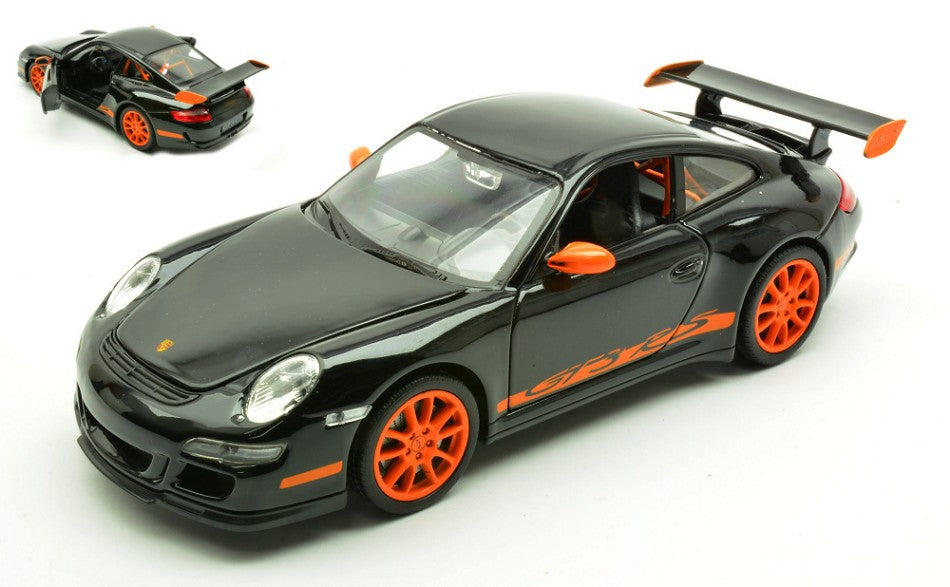MODELLINO Welly PORSCHE 911 (997) GT 3 RS 2006 BLACK 1:24 MODEL SCALE WE4328 250506