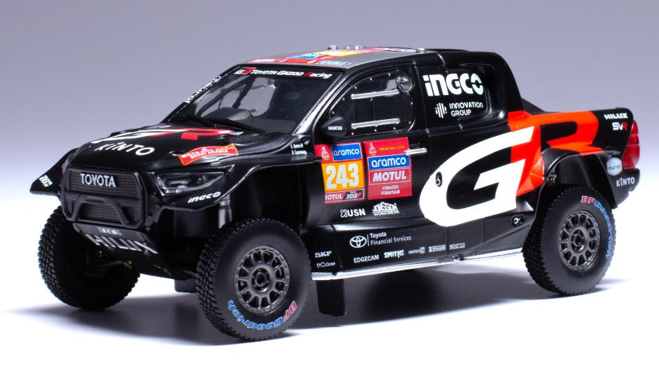 TOYOTA GR DKR HILUX EVO T1U N.243 RALLY DAKAR 2024 BOTTERILL-CUMMINS1:43 Scala 1:43 Ixo Model